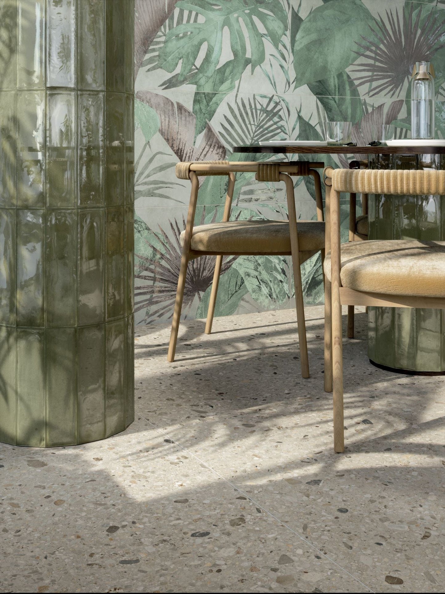 Wonderland Series - Wild Foliage Satin 500x1200mm Ceramic Tile
