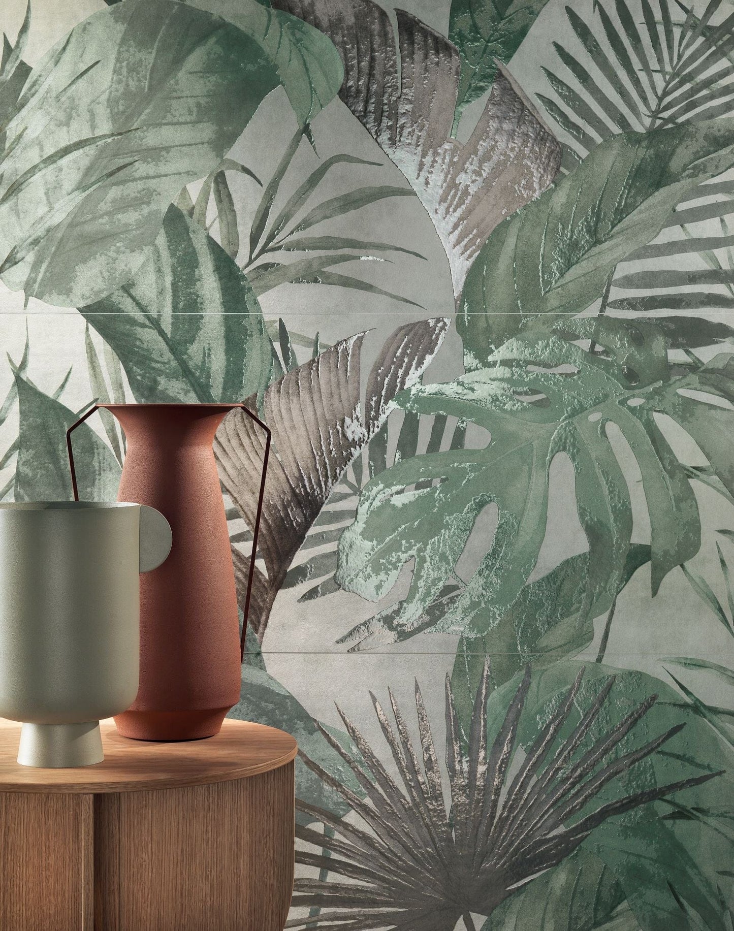 Wonderland Series - Wild Foliage Satin 500x1200mm Ceramic Tile