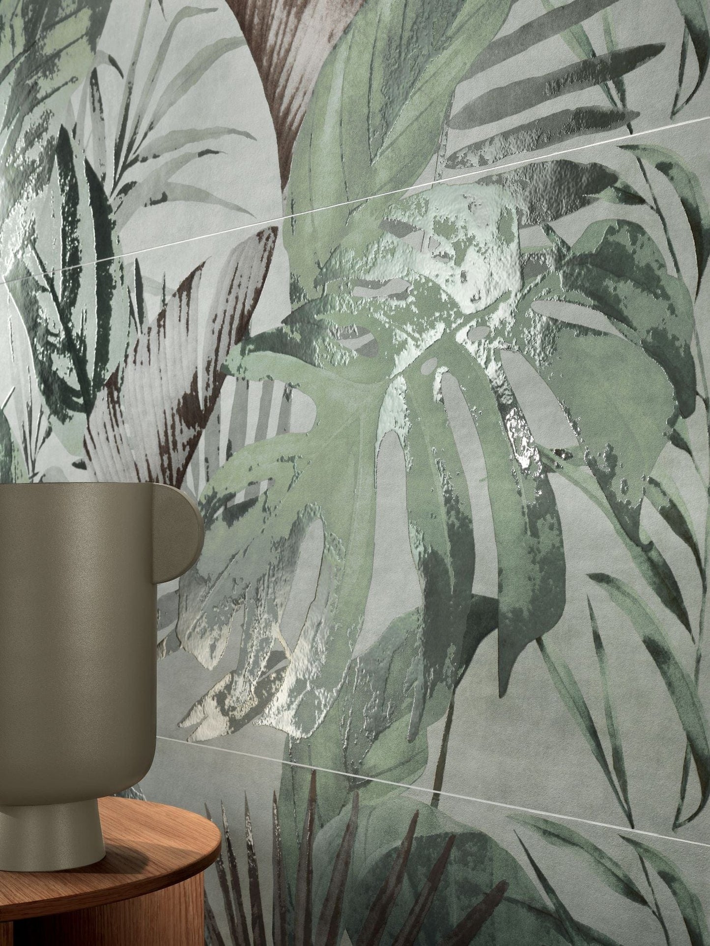Wonderland Series - Wild Foliage Satin 500x1200mm Ceramic Tile