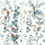 Bloom Series - Flora and Fauna Songbirds Satin 400x800mm Ceramic Tile