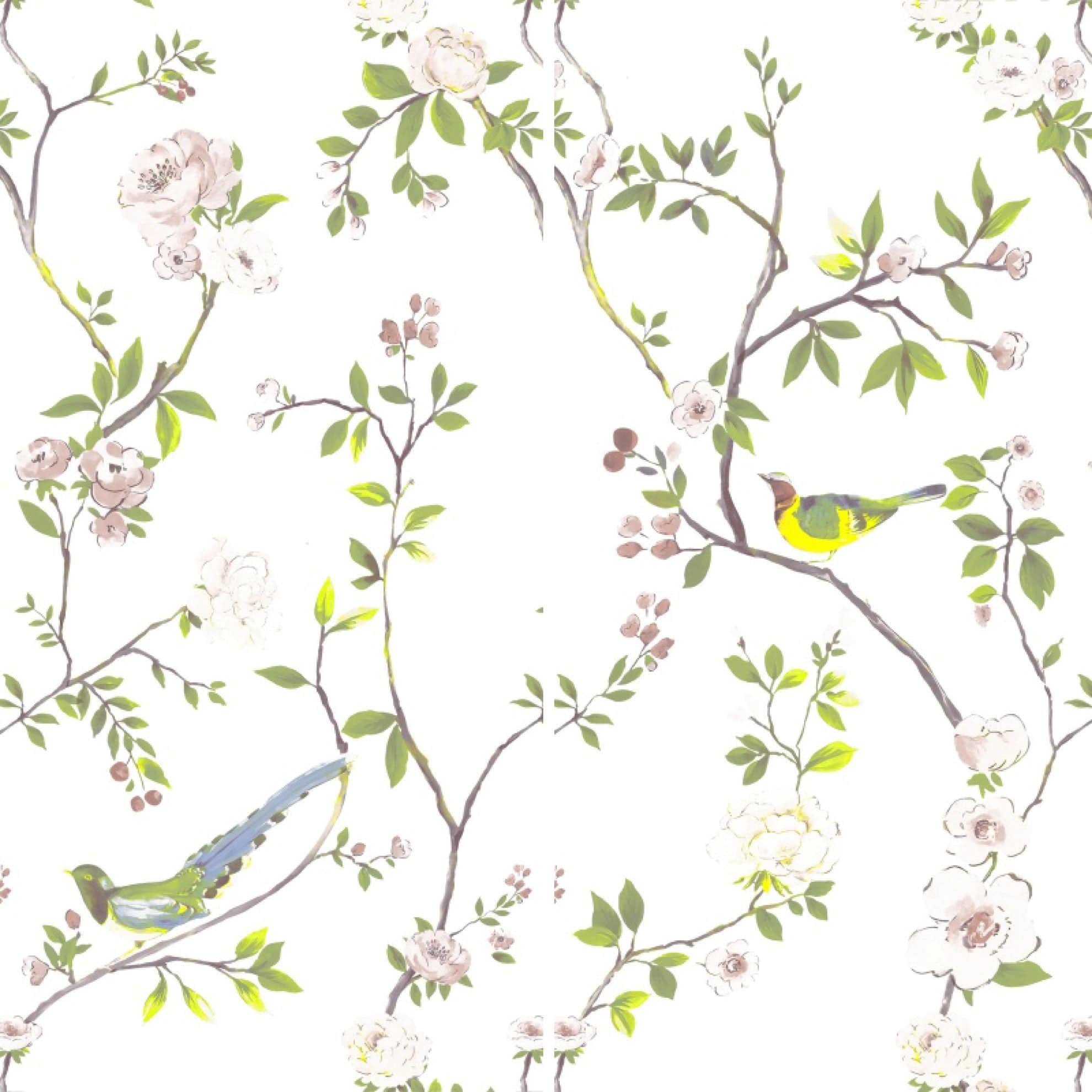 Bloom Series - Flora and Fauna Eternal Spring Satin 400x800mm Ceramic Tile