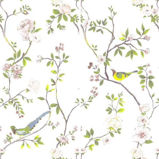 Bloom Series - Flora and Fauna Eternal Spring Satin 400x800mm Ceramic Tile