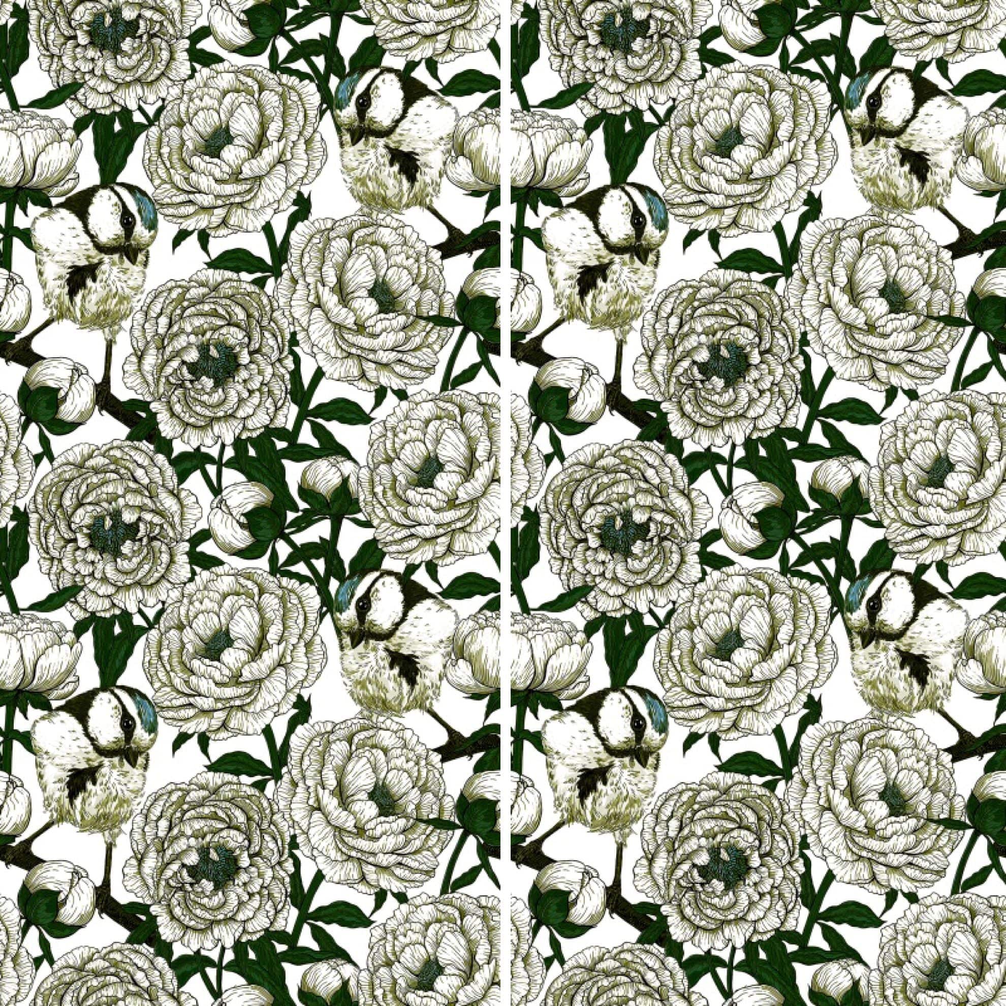 Bloom Series - Flora and Fauna Floribunda Rose Satin 400x800mm Ceramic Tile