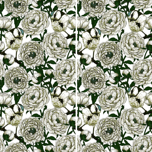 Bloom Series - Flora and Fauna Floribunda Rose Satin 400x800mm Ceramic Tile