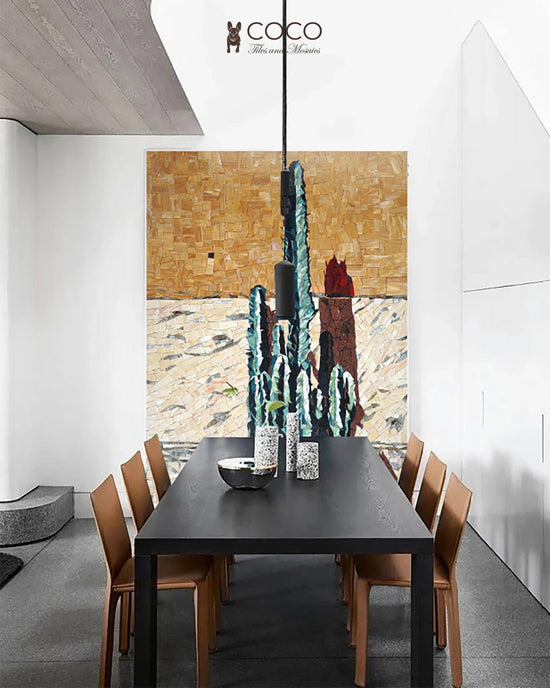 Artistic Mosaic - Torch Cactus
