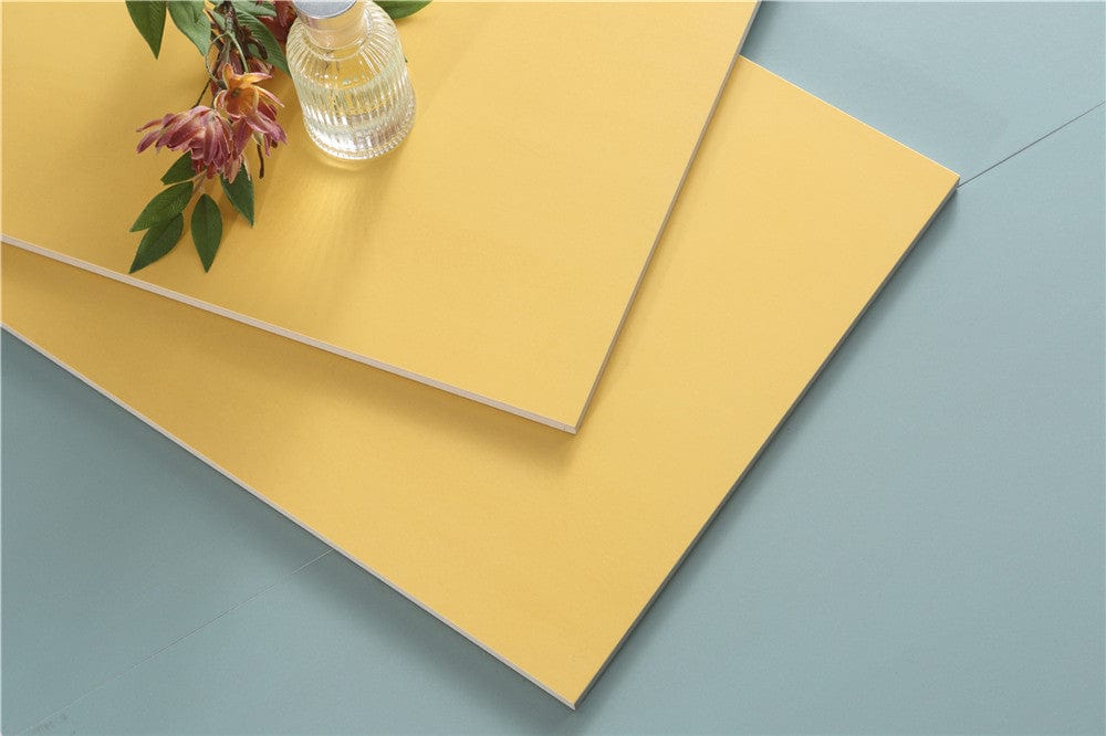 Artist's Palette Series - Canary Yellow Satin 300x600mm Ceramic Tile