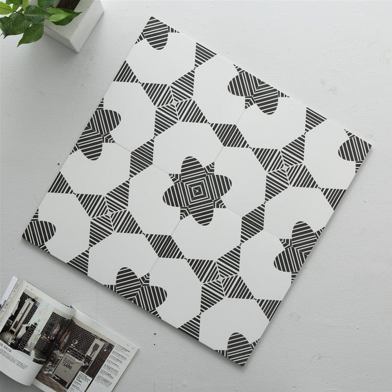 Geometry Bohemian Series - Illustration Nova Satin 300x300mm Ceramic Tile