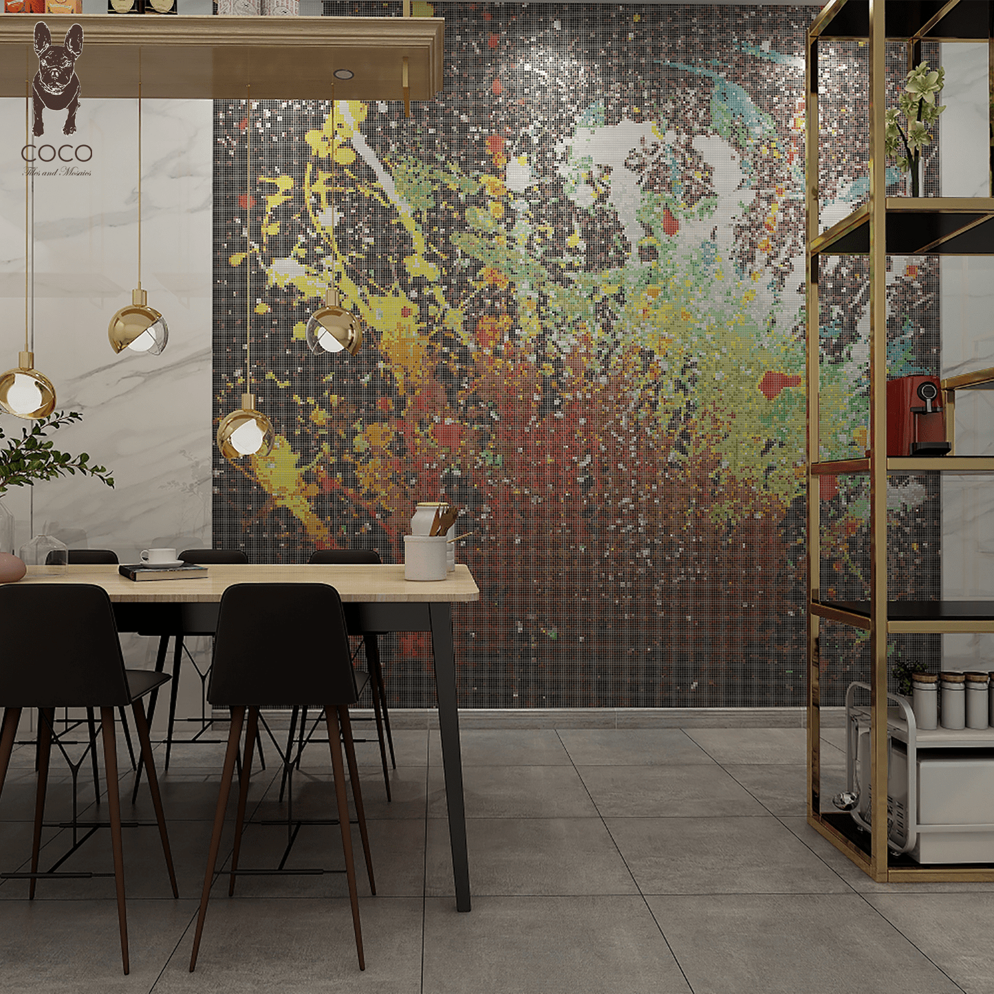 Mosaic Art - Abstract - Galaxy