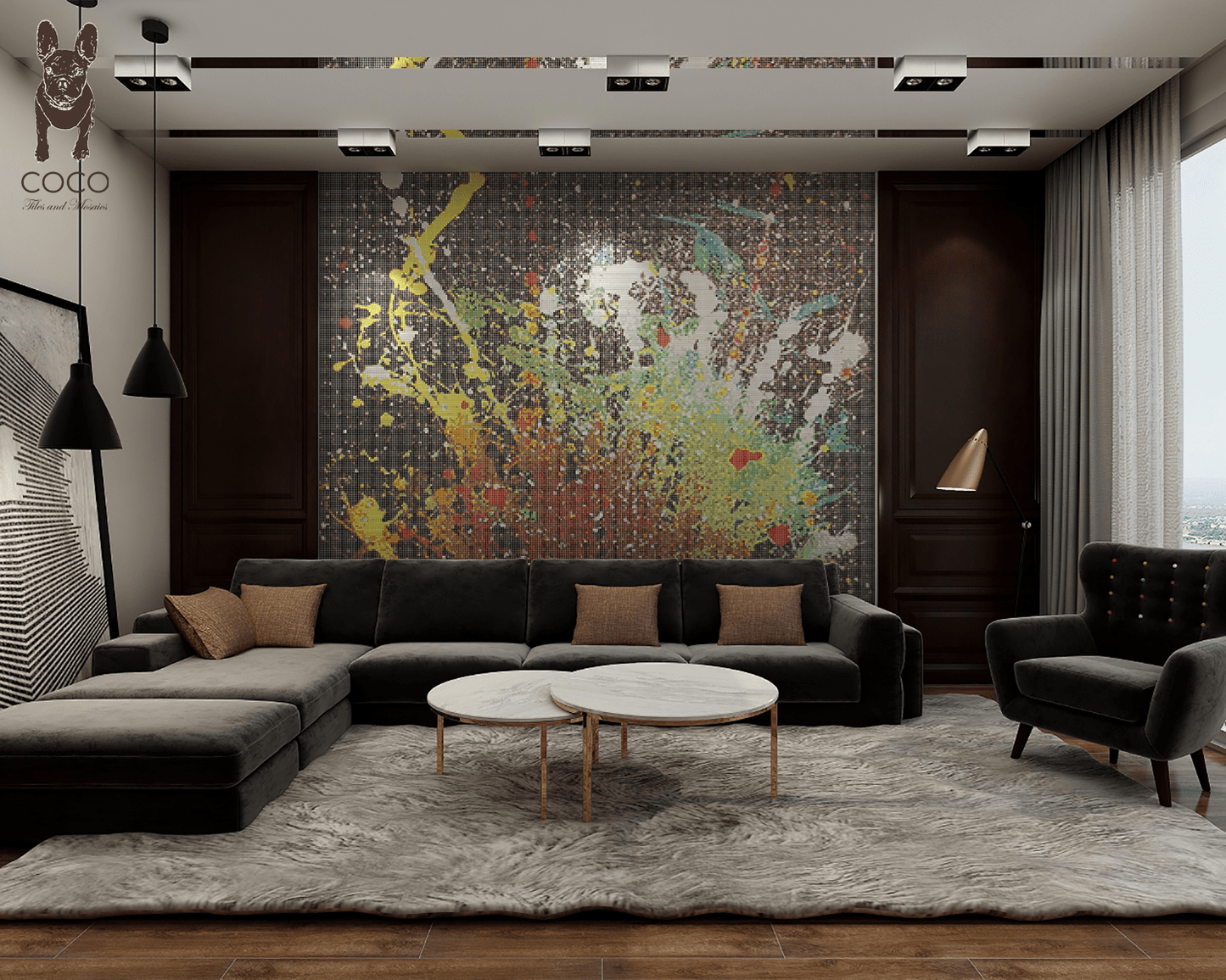 Mosaic Art - Abstract - Galaxy