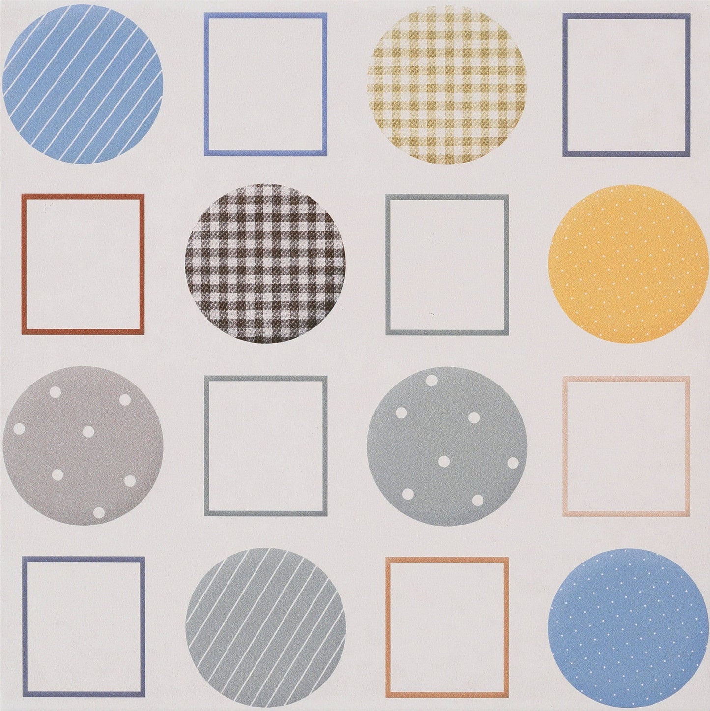 Geometry Bohemian Series - Magic Patch Satin 300x300mm Ceramic Tile