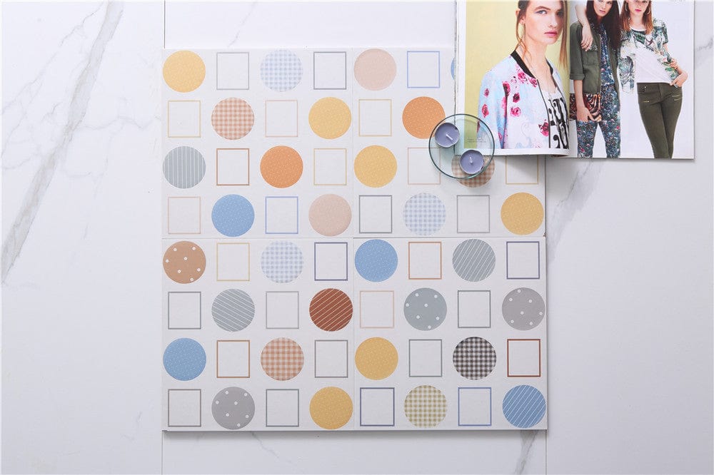 Geometry Bohemian Series - Magic Patch Satin 300x300mm Ceramic Tile