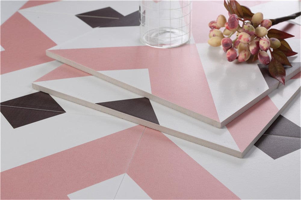 Pink Lovers Series - Happy Space Satin 300x300mm Ceramic Tile
