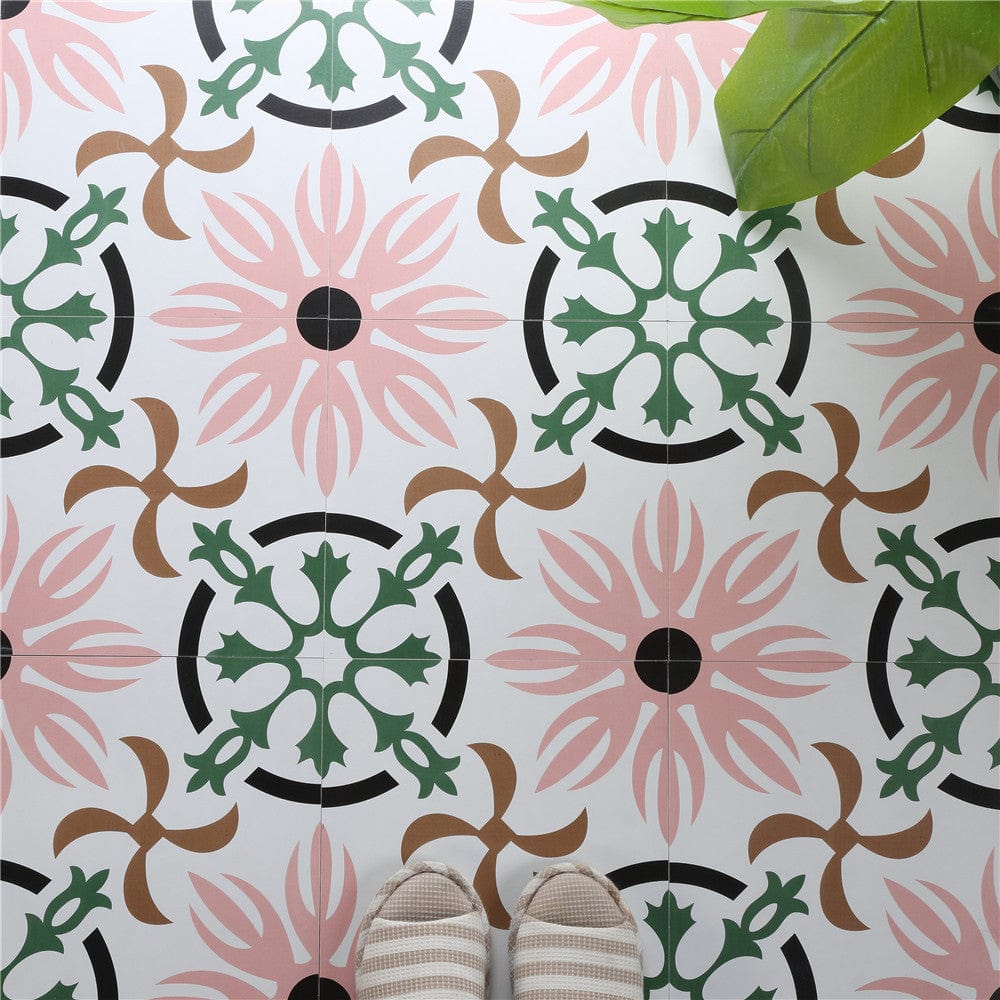 Pink Lovers Series - Taffy Twist Satin 300x300mm Ceramic Tile