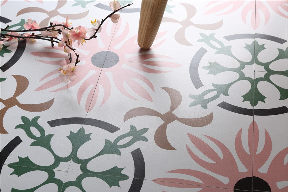Pink Lovers Series - Taffy Twist Satin 300x300mm Ceramic Tile