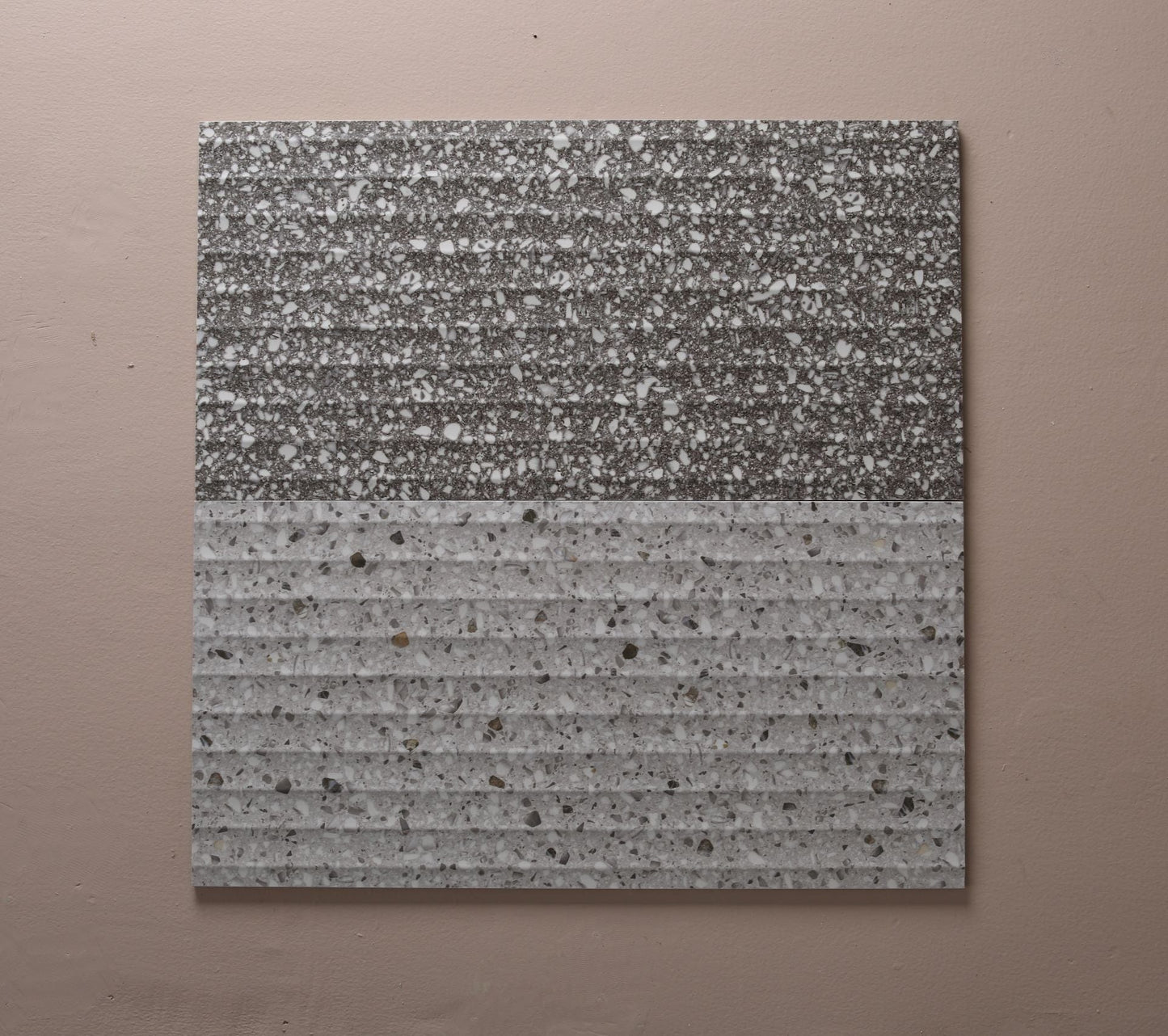 Recreated Terrazzo Series - Platinum Satin 300x600mm 3D Wavy Textured Ceramic Tile