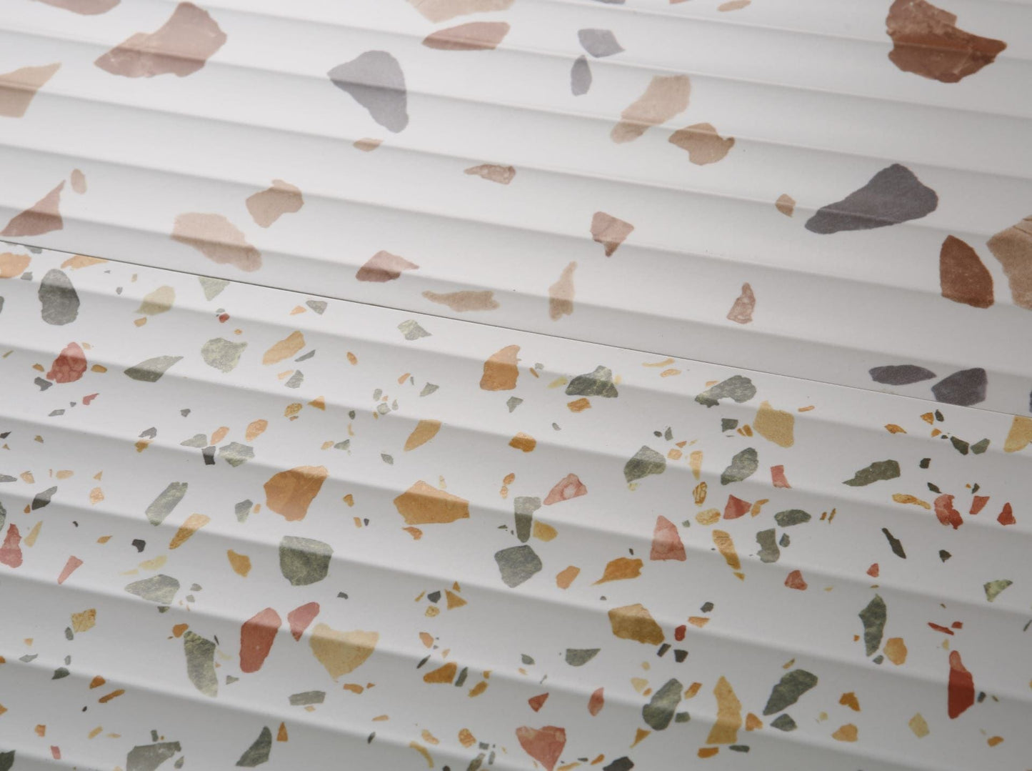 Recreated Terrazzo Series - Sizzling Sunset Satin 300x600mm 3D Wavy Textured Ceramic Tile