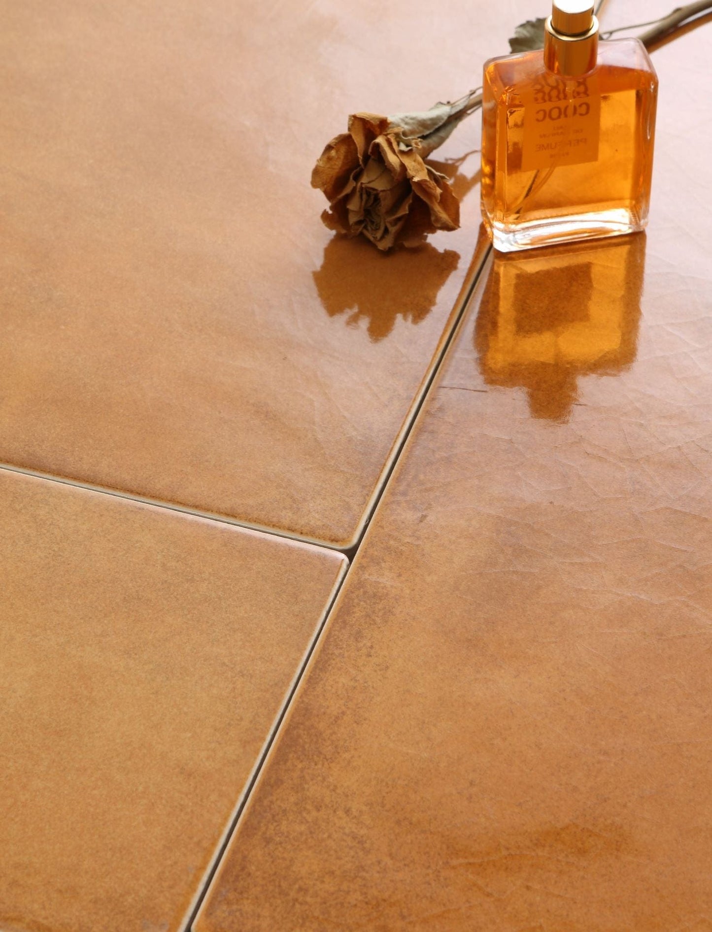 Vintage Chic Series - Salty Caramel Gloss Mini 165x330mm Ceramic Tile