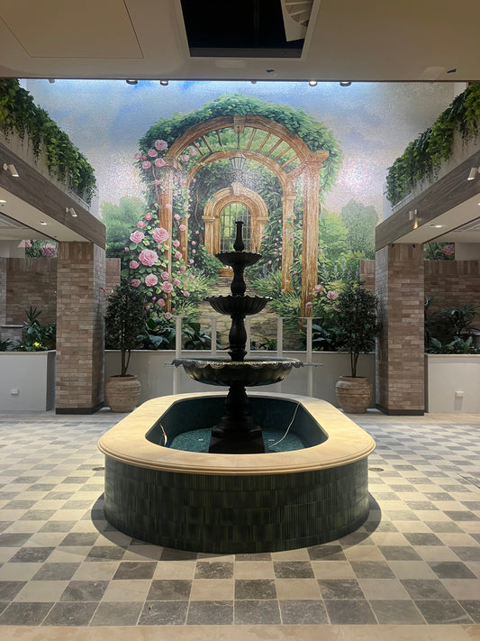 Feature Wall - Custom Glass Mosaic Art, Liverpool Catholic Club