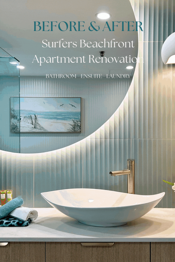 Surfers Beachfront Apartment Renovation | Styled by COCO
