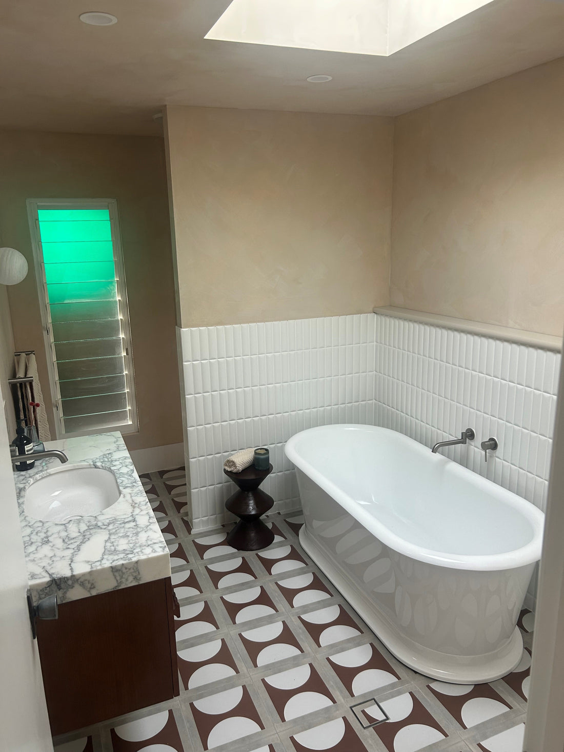 Bathroom Revamp: Stunning Geometric Floor Tiles for Modern Spaces | Glenelg East, SA
