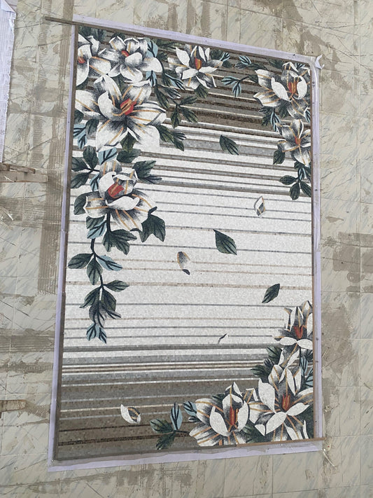 Nature's Rhythm Stone Mosaic Art