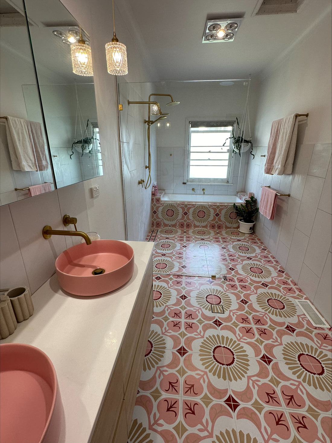 Fall in Love with Your Bathroom: Stunning Pink Tiles by Pink Lovers Series