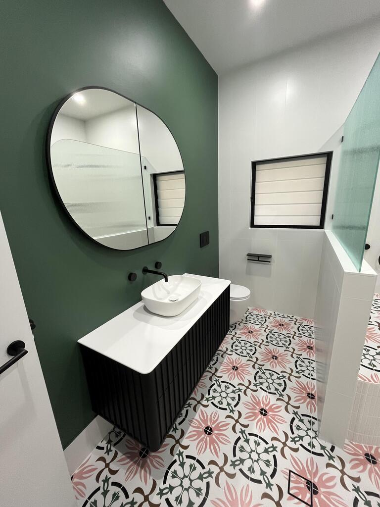 A Sweet Bathroom Transformation: The Taffy Twist Tile Story