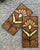 Art Nouveau Series - Poetic Form Amber Satin 150x300mm Ceramic Tile