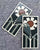 Art Nouveau Series - Lovebirds at Dusk Satin 150x300mm Ceramic Tile