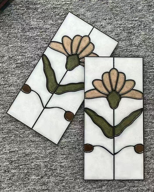 Art Nouveau Series - Poetic Form Pearl Satin 150x300mm Ceramic Tile