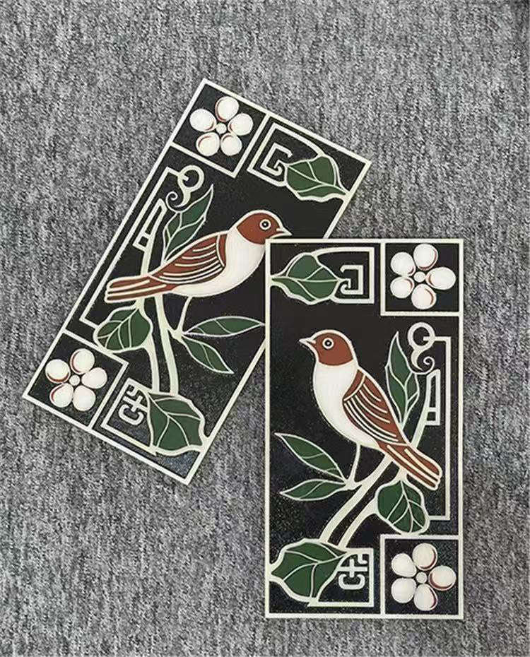 Art Nouveau Series - Whispers & Wings Satin 150x300mm Ceramic Tile