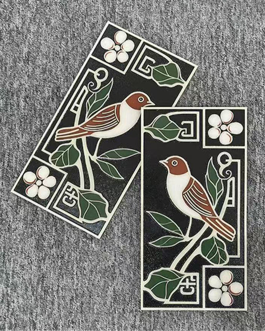 Art Nouveau Series - Whispers & Wings Satin 150x300mm Ceramic Tile