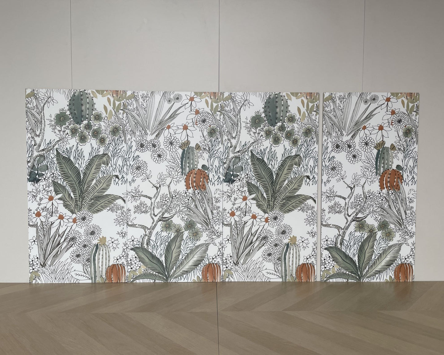 Bloom Series - Flora and Fauna Cactus Flower 400x800mm Ceramic Tile