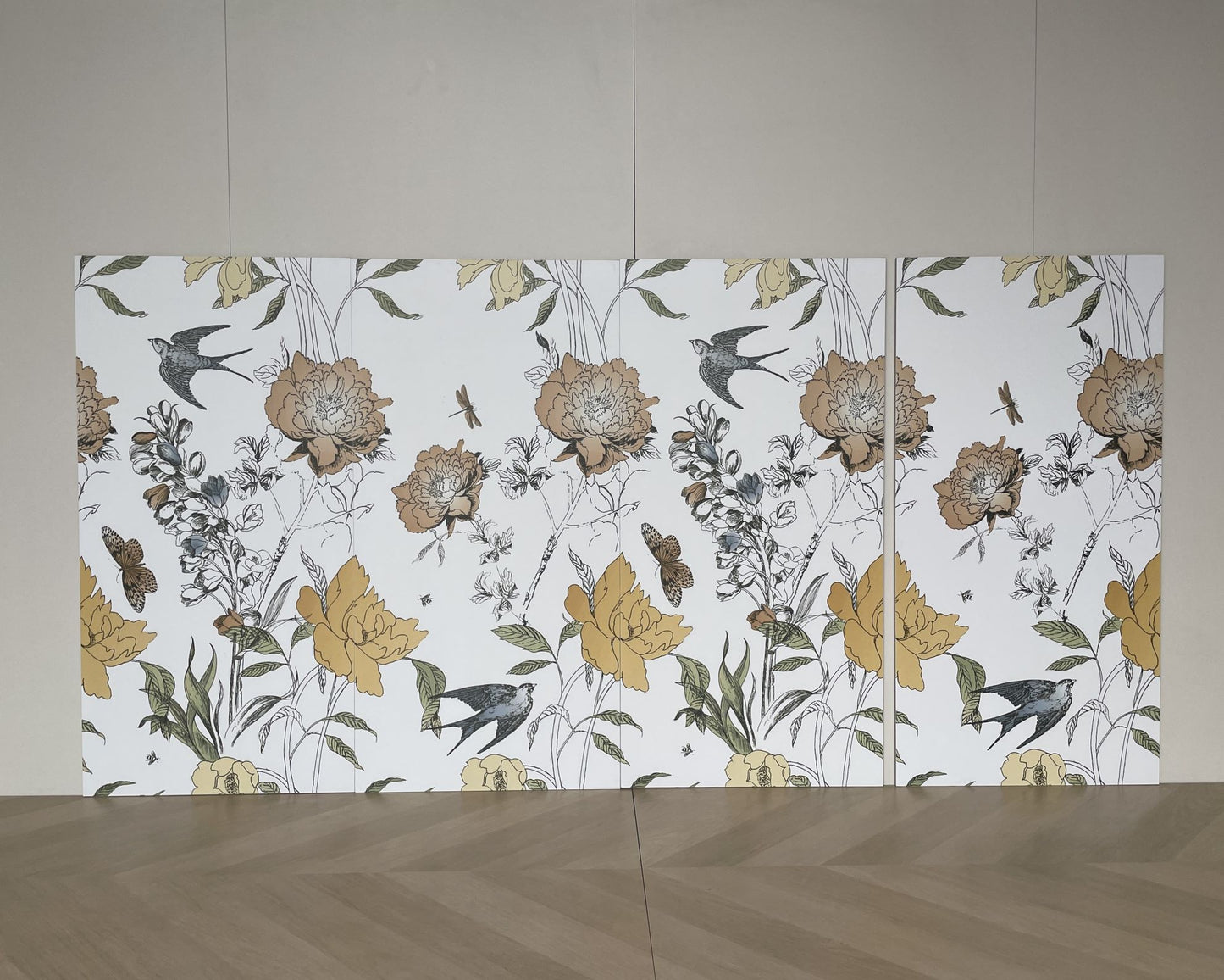 Bloom Series - Flora and Fauna Summer Flower Field 400x800mm Ceramic Tile