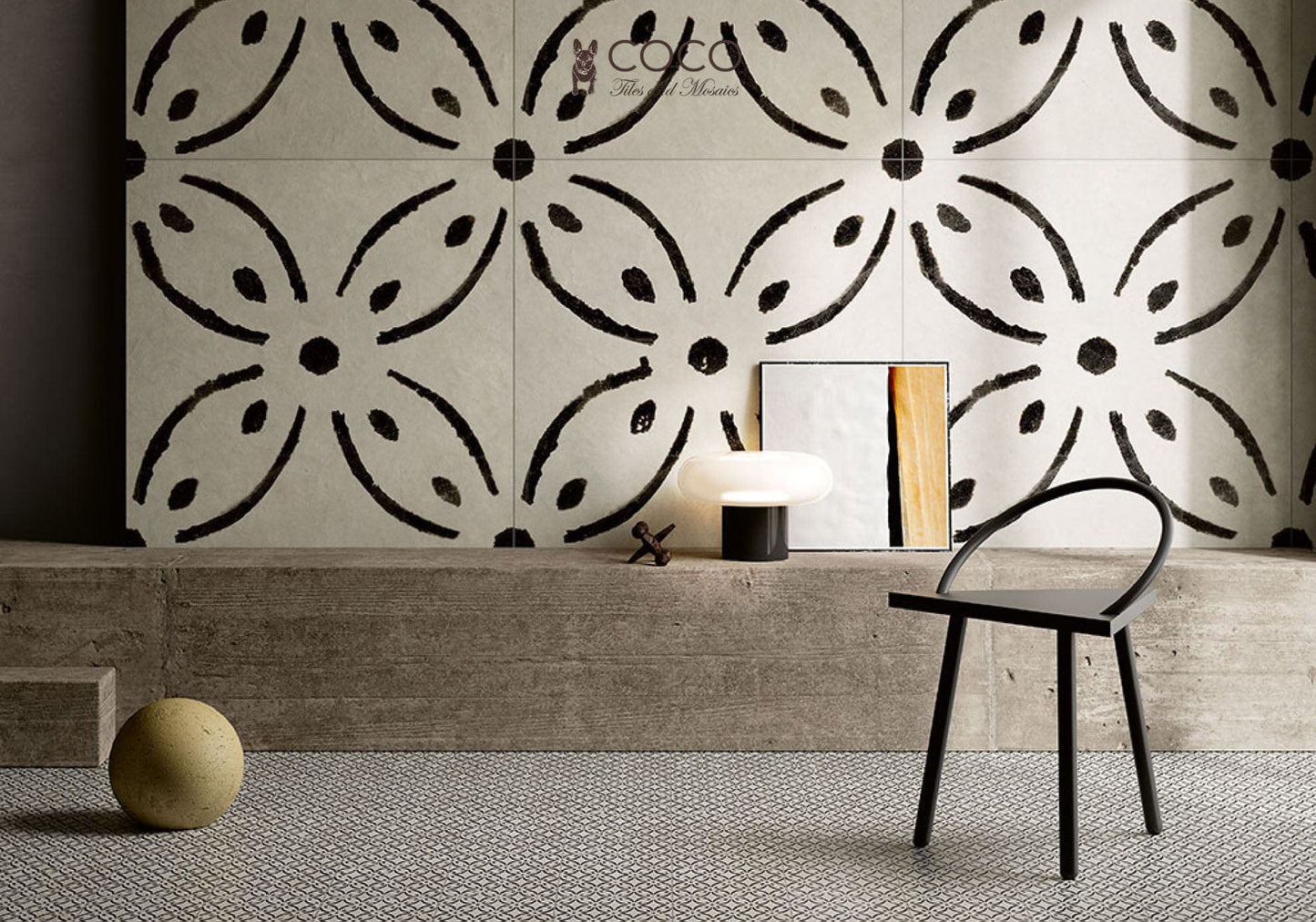 Aria Series - Inkdrop Matt 900x900mm Porcelain Tile