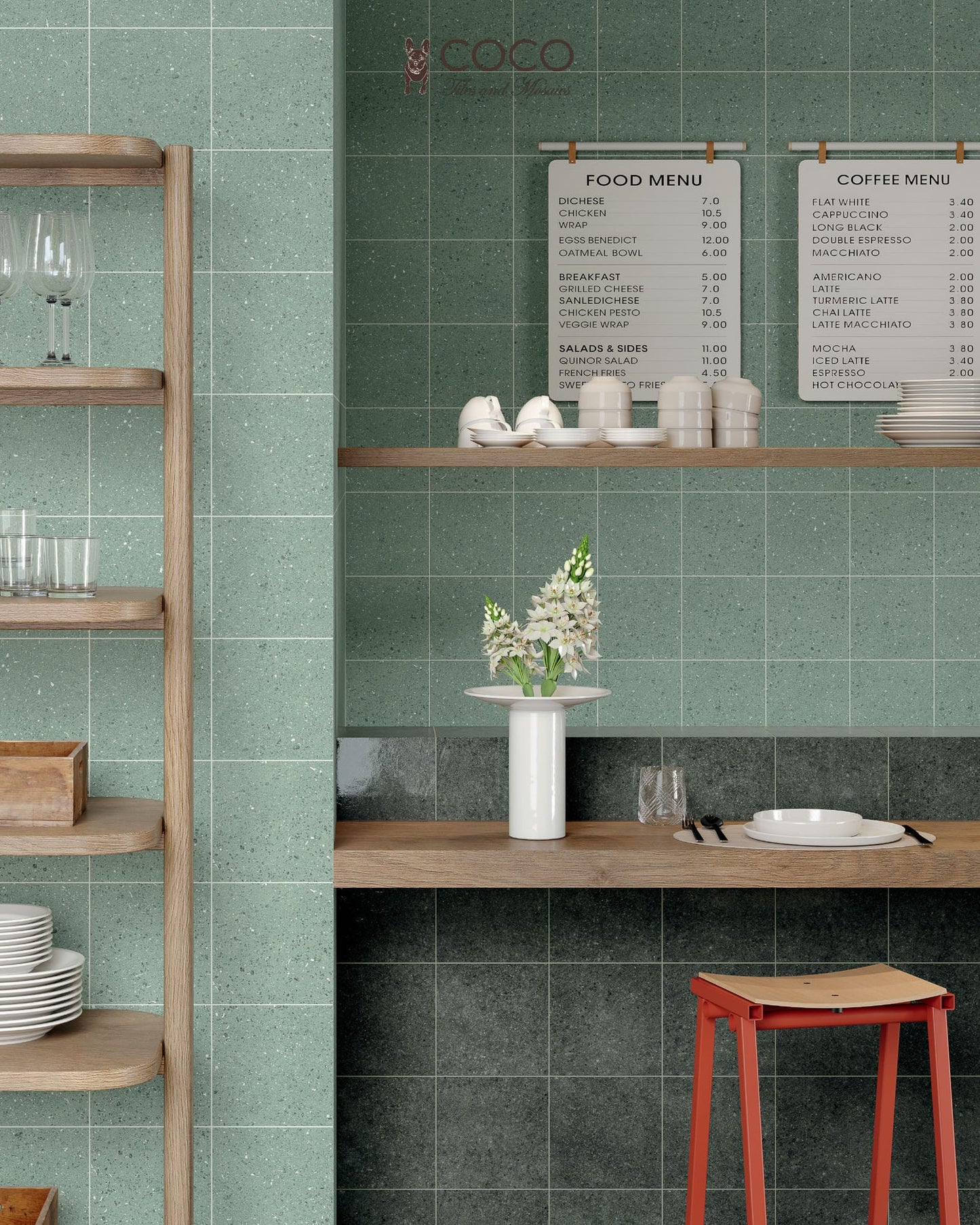 Vogue Series - Bamboo Matt 200x200mm Porcelain Tile