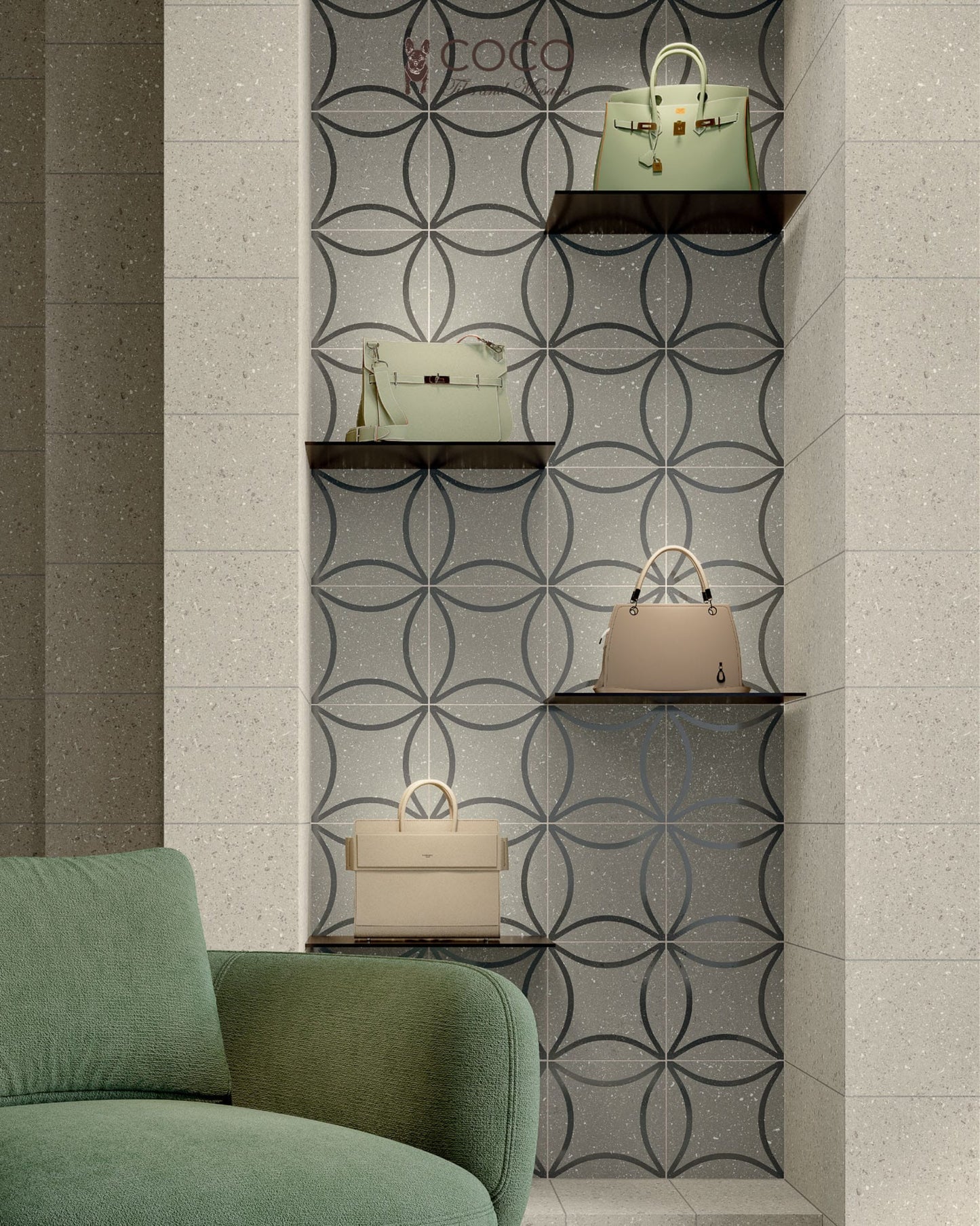 Vogue Series - Astro Cenere Matt 200x200mm Porcelain Tile
