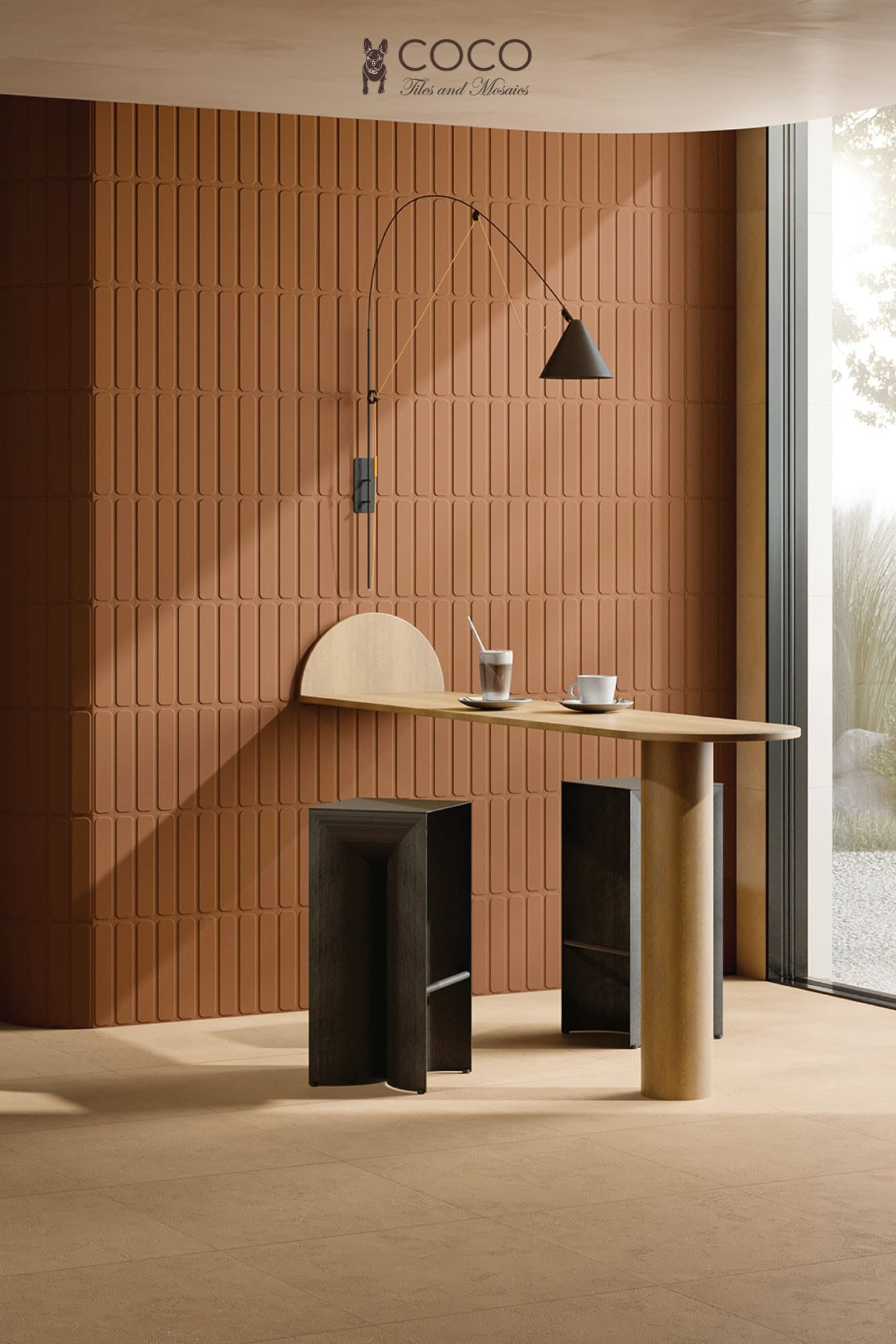 Cadence Series - Rich Terracotta STR 2 Matt 64x300mm Porcelain Tile