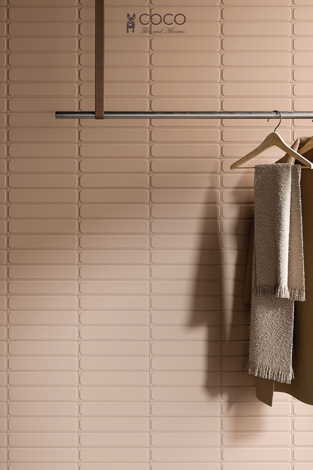 Cadence Series - Warm Blush STR 2 Matt 64x300mm Porcelain Tile