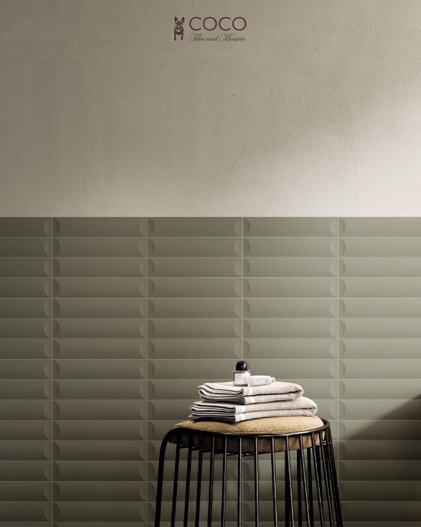 Cadence Series - Sage Green STR 3 Matt 64x300mm Porcelain Tile