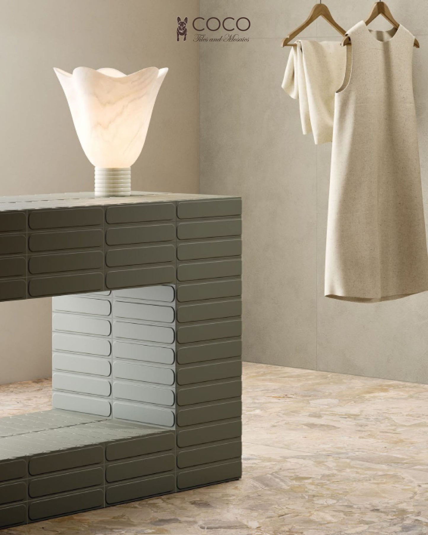 Cadence Series - Sage Green STR 2 Matt 64x300mm Porcelain Tile