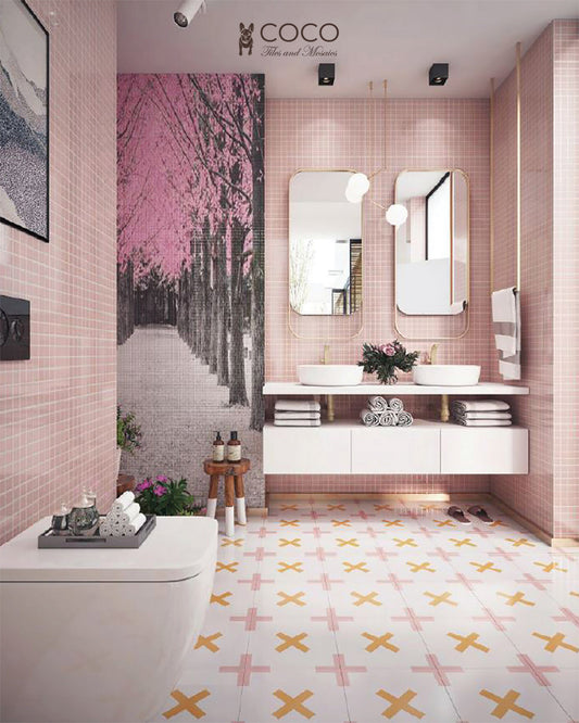 Pink Lovers Series - Sweet Heart 300x300mm Ceramic Tile
