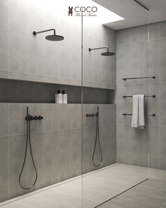 W Series - Cloud Plain (Mirage) Satin 300x800mm Ceramic Tile