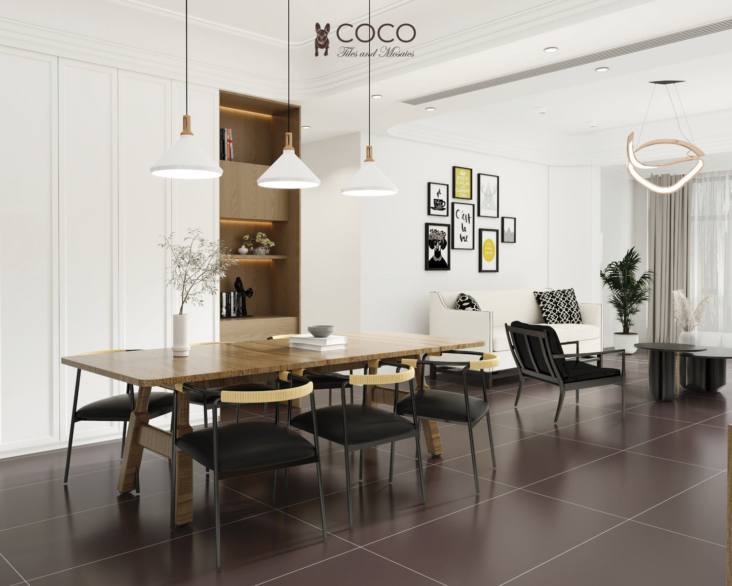 CoCo Starmoon Series - Kaffee 600x1200mm Porcelain Tile