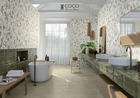 Wonderland Series - Clorofilla Satin 500x1200mm Ceramic Tile