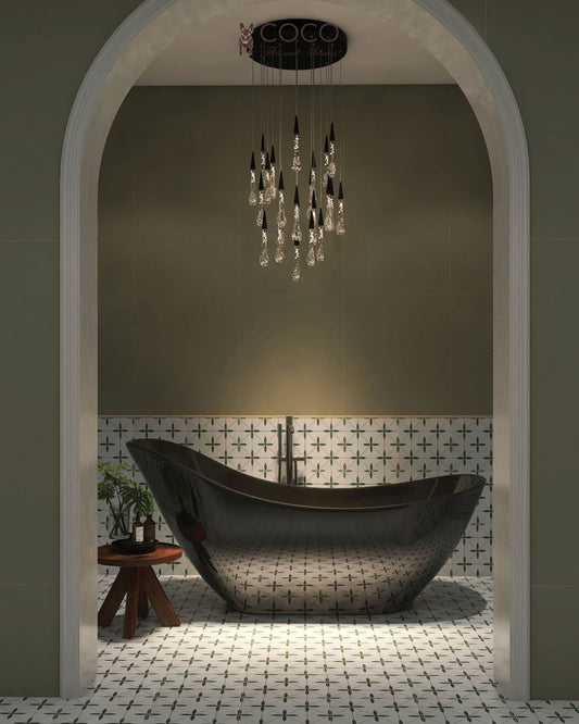 Retro Metro Series - Botanica Belle Satin 300x300mm Ceramic Tile