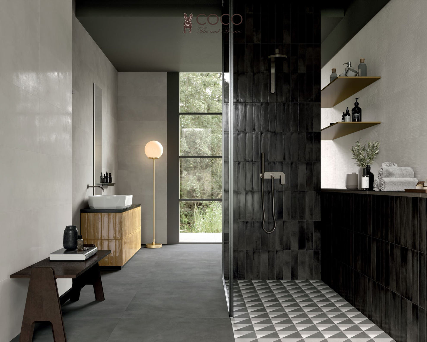 Symphony Series - Midnight Shadow 600x1200mm Porcelain Tile