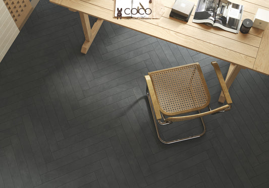 Driftboard Shore Series - Midnight Wave 75x600mm Porcelain Tile