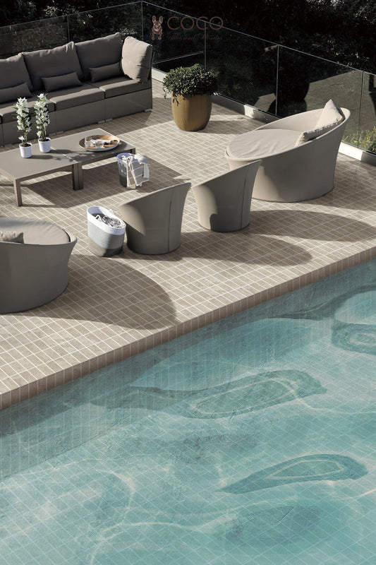 Hidden Gem Series - Chalk Naturale Stack Bond Matte 45x95mm Mosaic Tile