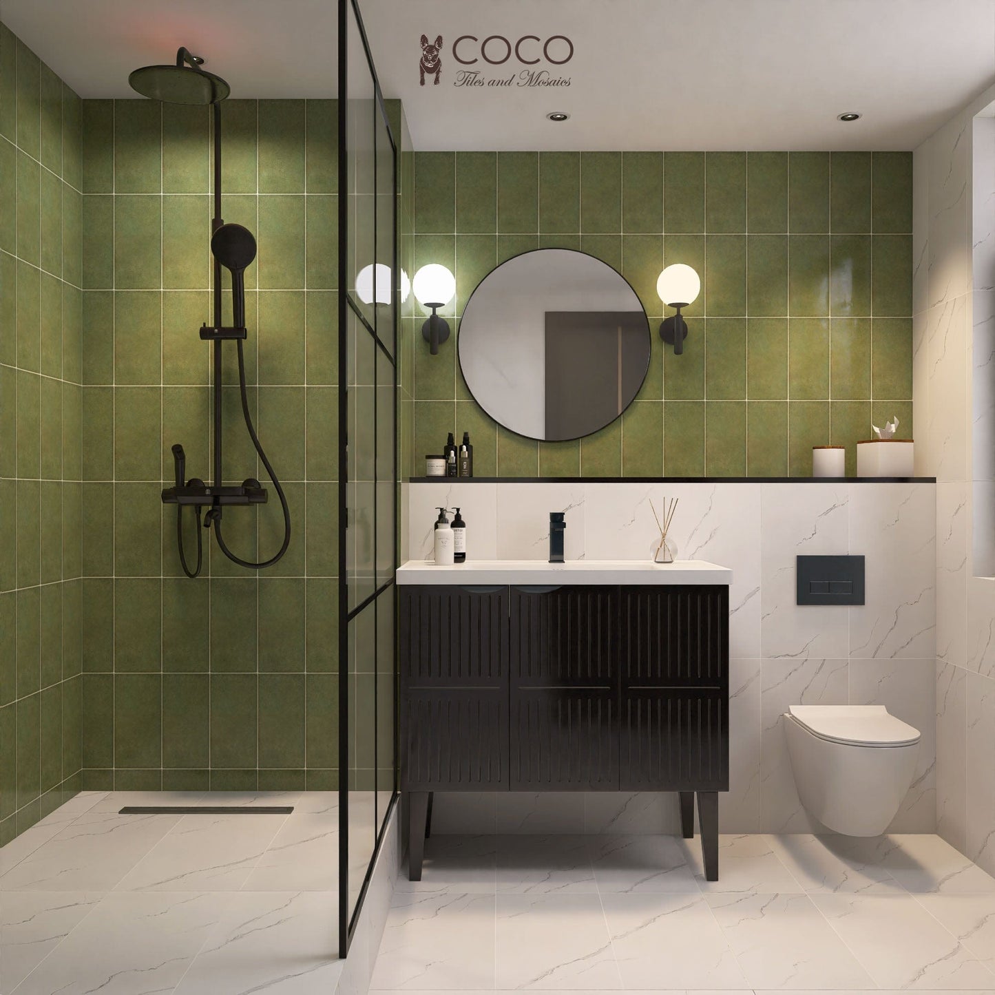 Wild Mirage Series - Vaucluse White Satin 300x600mm Ceramic Tile